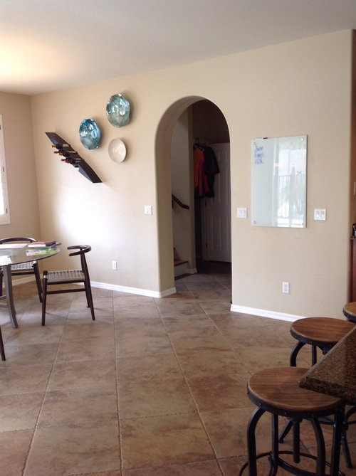 Dining area off kitchen needs help.