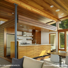 Bunk bed in kitchen