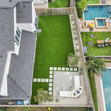 PAVERS, TURF, CHIMNEY AND LANDSCAPING