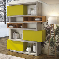 Modern Modular Bookcase Velvet 127 - $3,925.00 - Bookcases