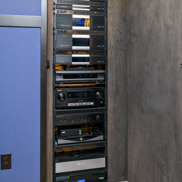 Basement Home Theater and Rec Room