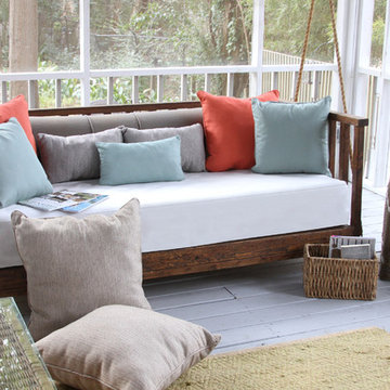 Porch Daybed Swing Cushions and Pillows