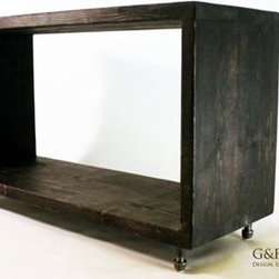 Whiskey Crate Bench - Media Cabinets