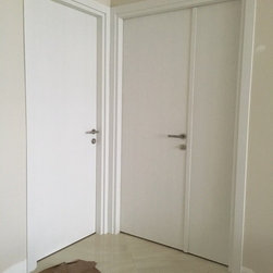 Eco Modern Double Doors in White Finish - Interior Doors