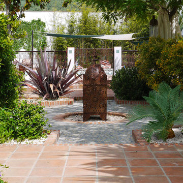Jardín para Cortijo Rural