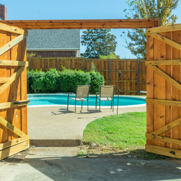 Las Colinas Clearspring Dr. South Fence Build