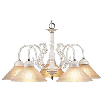Biltmore, White w-PB Accents and Clear Glass