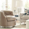 Roberston Leather Swivel Chair