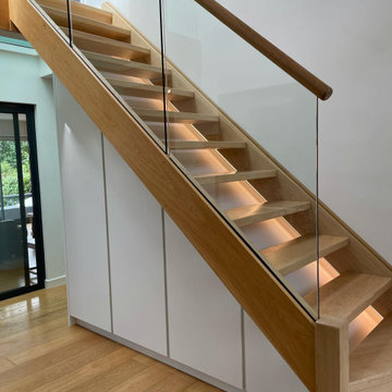 Seamless Under-Stair Cabinets
