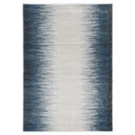 KAS - KAS Landscapes 5909 Ombre Rug, Ivory Blue, 3'3"x5'3" - Tonal yet bold, these transitional rugs are quite easy to decorate with and perfect for any room in your home! An incredibly plush and dense pile paired with a versatile color palette allows these rugs to meld into any home design aesthetic. Machine-Made in Turkey of Polypropelene, these rugs have a plush 1/2" pile.