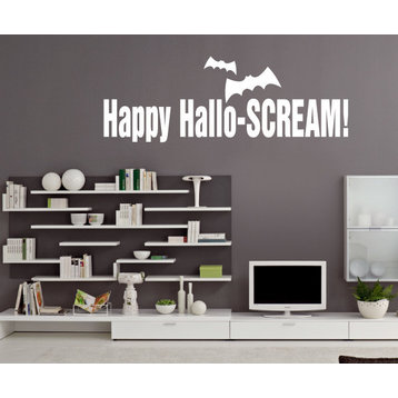 Halloween Happy Hallo-Scream! Holiday Vinyl Wall Decal