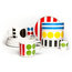 Dido Stripy Bowls, Blue, Horizontal, Set of 2