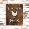 Farm Fresh Eggs Sign Stencil, Vintage Decor