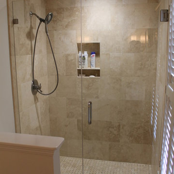 Natural Stone Alcove Shower