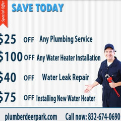 Plumber Deer Park TX