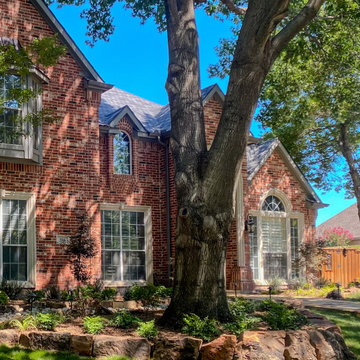 Elegant Flagstone Entry & Natural Stone Path Transformation | Allen, TX
