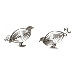 www.essentialsinside.com: spring birds, sculpture, set of 2 - Home Decor