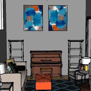 Colorful Living Room