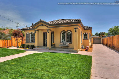 Inspiration for a mediterranean exterior home remodel in San Francisco