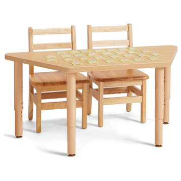 Jonti-Craft Purpose+ Trapezoid Table, 30x60