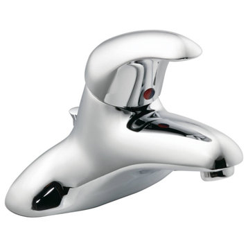 Moen 8414 Single Handle Centerset Bathroom Faucet - Chrome
