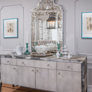 Swedish kitchen and dining room.
