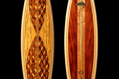 7'-3" Wooden Surfboards
