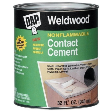 Dap® 25332 Weldwood® Nonflammable Contact Cement, 1 Qt