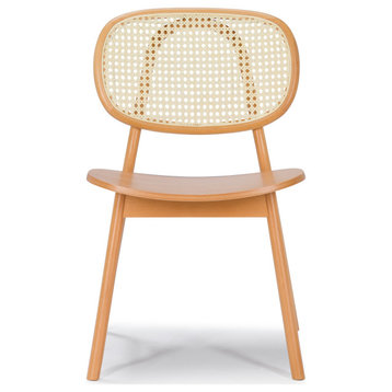 Bobo Rattan Chair, Set of 2, Natural
