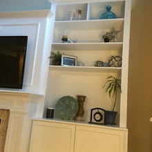 Family Room Shelves
