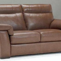 Natuzzi Editions Leather Loveseat B757 - Loveseats
