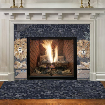 Fireplace Surround Mosaic