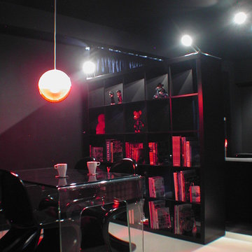 Dining area display divider.