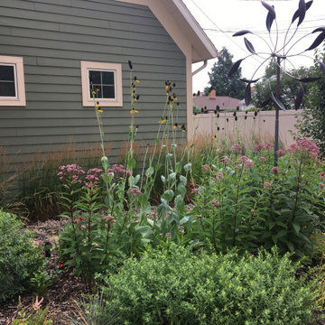 Wet garden and kinetic sculpture