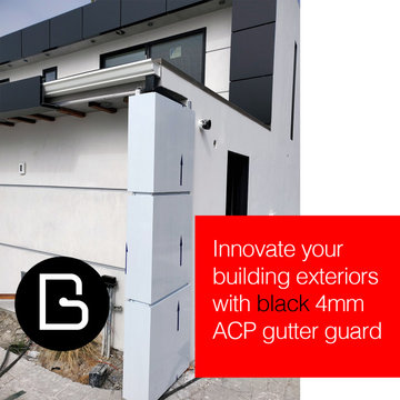 Aluminum Composite Panel (ACP / ACM) Gutter Lining and Soffit System in LA, CA
