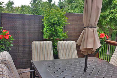 Outdoor Wicker Privacy Screen Partition
