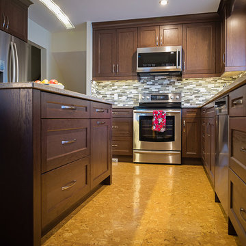 Transitional Kitchen Remodel in Calgary, Alberta
