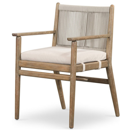 Rosen Outdoor Dining Armchair-Natural