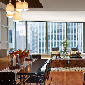 Open Plan Dining Room & Living Room