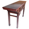 66" W Chinese Repoduction Antique Two Drawer Table
