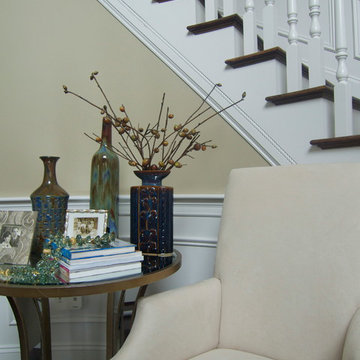 Interior Painting Curved Staircase