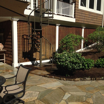 Bronze Spiral Off Deck in Connecticut