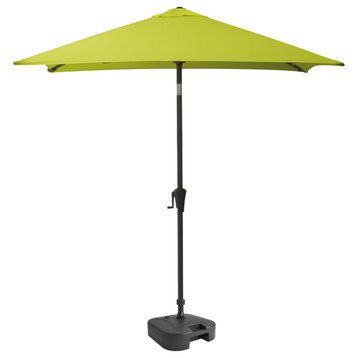 Corliving 9Ft Square Tilting Patio Umbrella With Umbrella Base