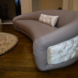 Oval Sofas Leather - Sofas And Sectionals