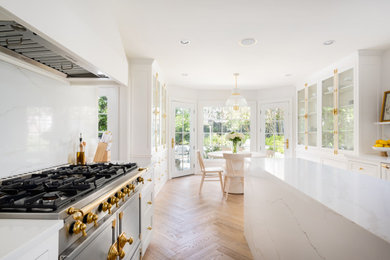 Kitchen - french country kitchen idea in DC Metro