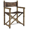 Henry Link Safari Chair in Linen Crackle Finish