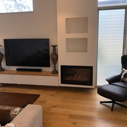 Before & After - Gas Fireplace - Indoor Fireplaces