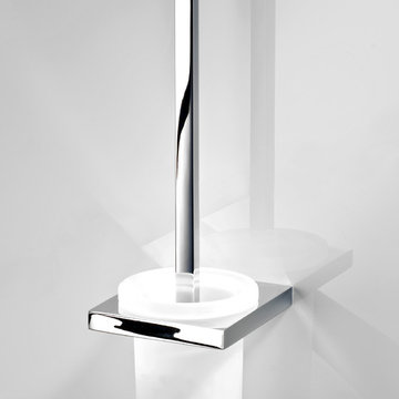 Designer Toilet Brushes and Holder Set