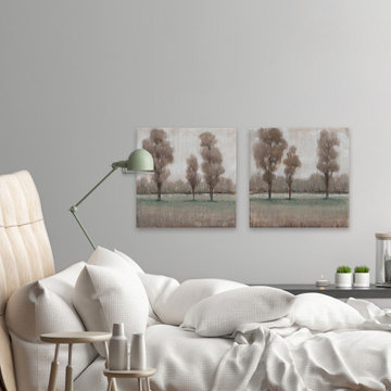 Shimmering Trees III Diptych