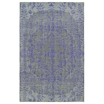 Kaleen Relic Hand-knotted Rlc08-95 Purple 2' X 3' Rectangle